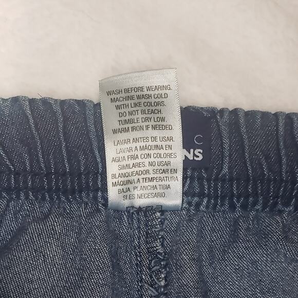 Basic Editions 3‑Pc Women’s Bundle S Paisley Top + Blue & Khaki Wide‑Leg Capris - Picture 16 of 16